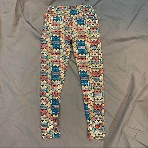 Lularoe Southwestern Active Leggings One Size OS